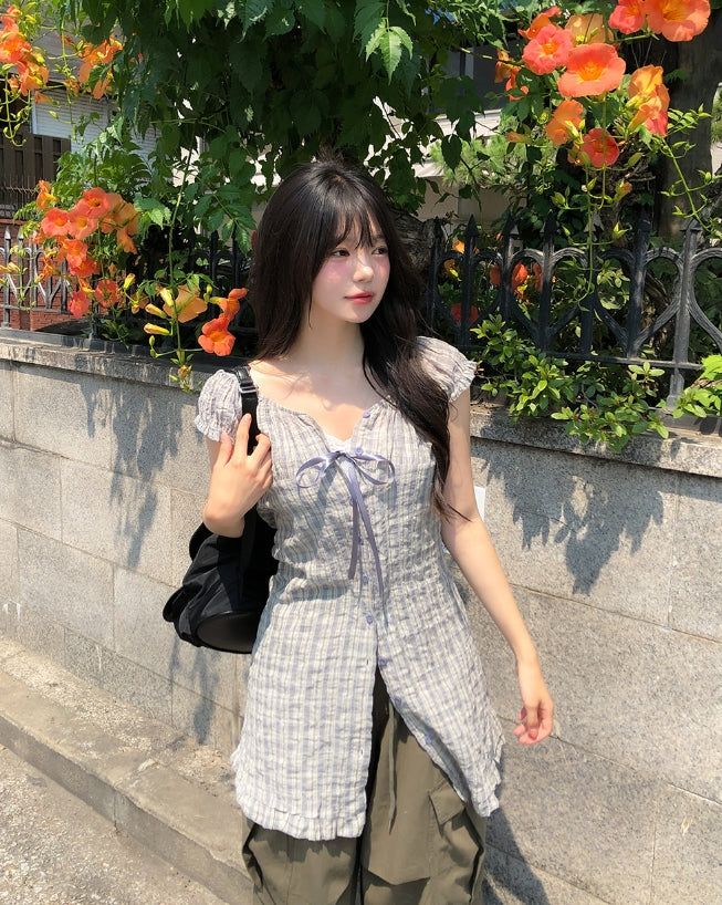 How Lace Ribbon Sleeveless