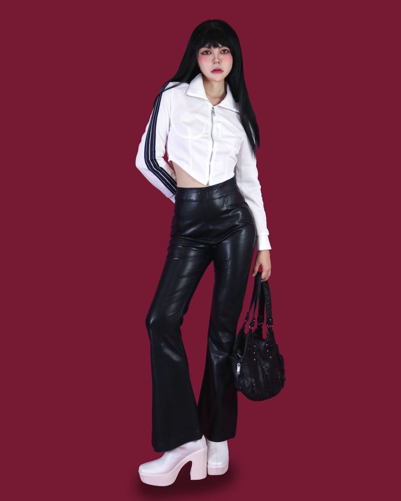 funky leather daily bag
