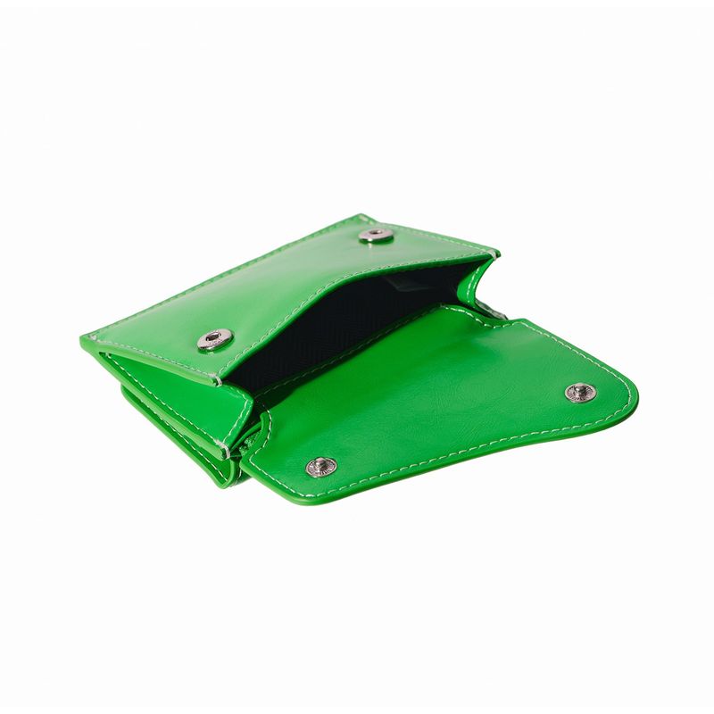 DOT Saddle Keyring Coin & Card Wallets green