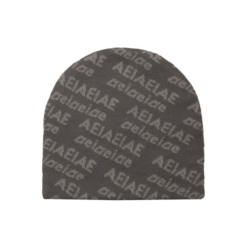 aeiaeiae（エイエイエ）の「タイポビーニー [グレー]（帽子）」