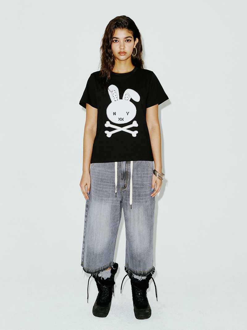 BUNNY TEE BLACK