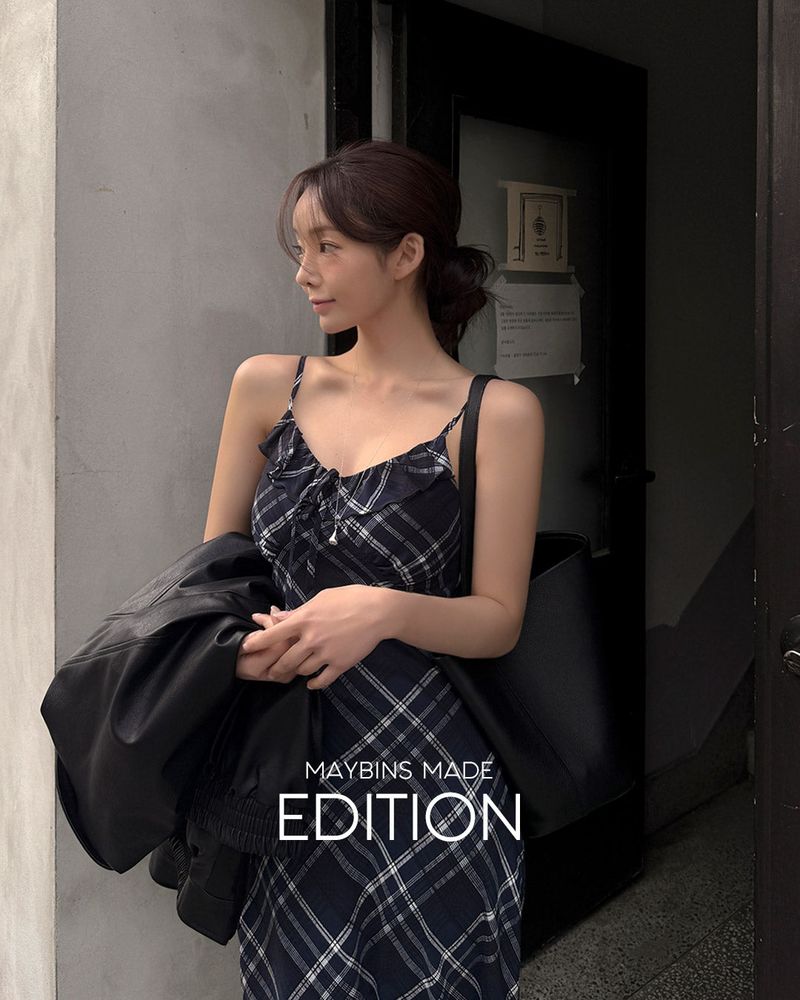 [MADE] Rel check bustier long dress