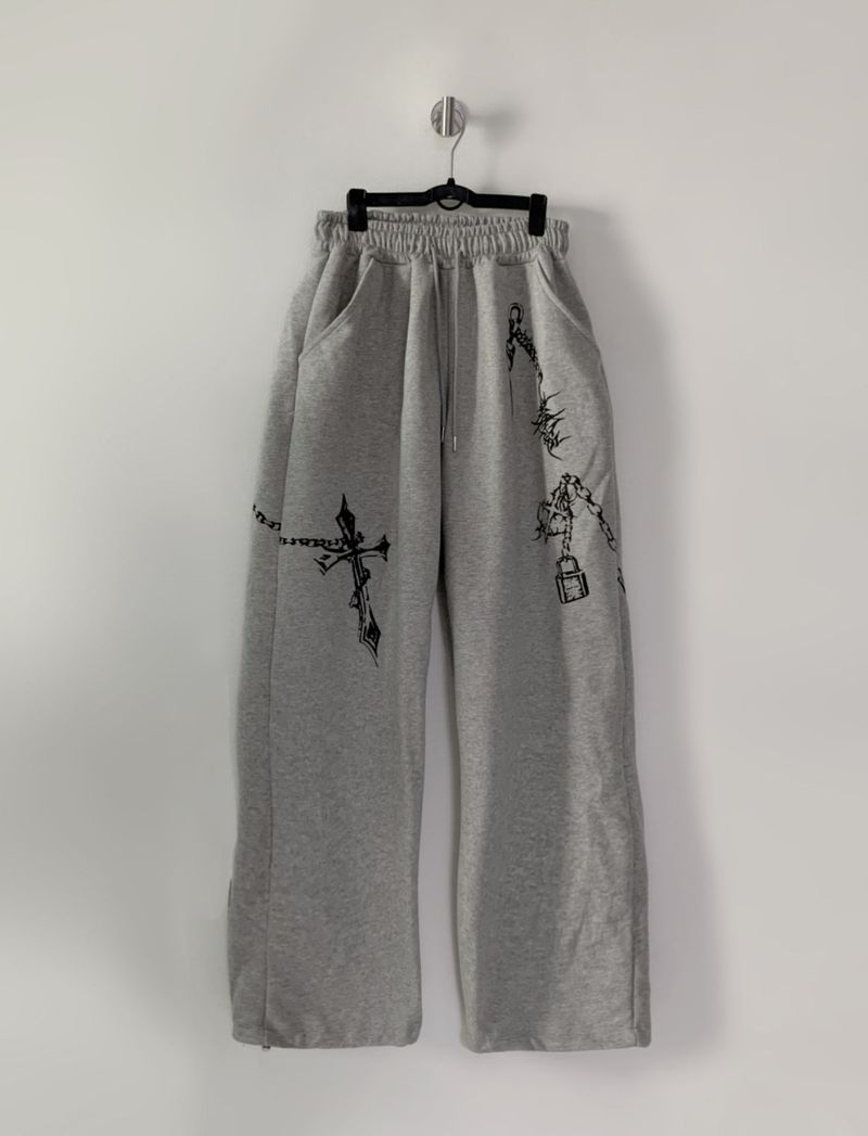 Ravend Tattoo Unisex Training Pants (lightj gray)