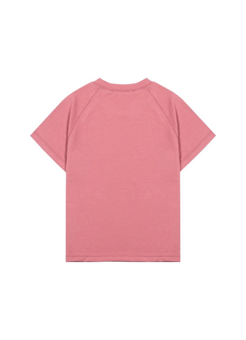 CONTRAST RAGLAN T-SHIRT_Rose Pink