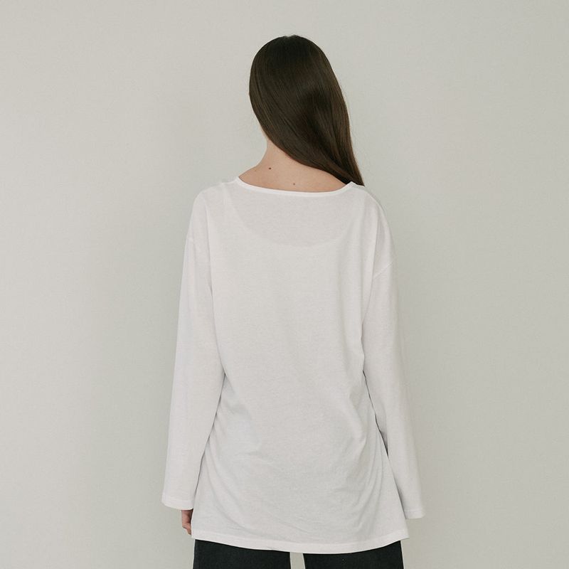 SIDE SLIT T-SHIRT (WHITE)