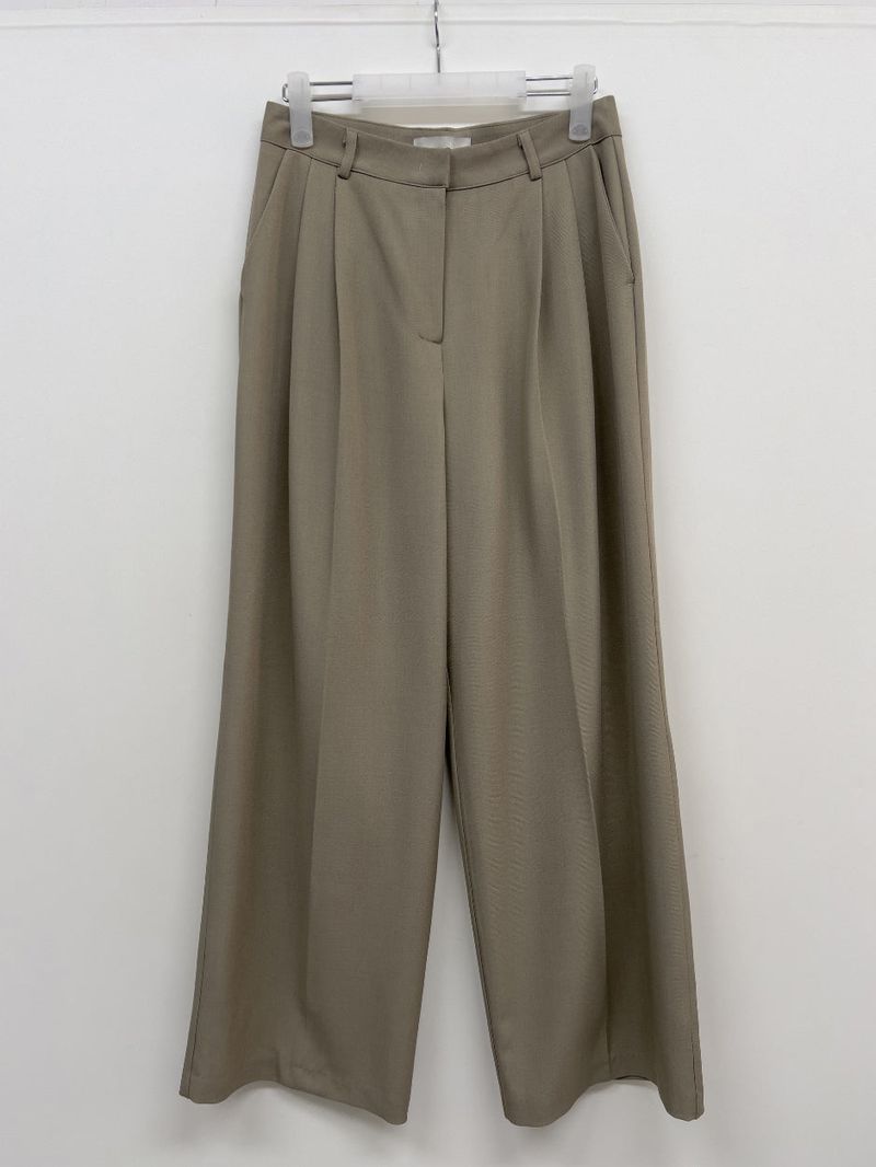 Lael Two-Tuck Wide Slacks