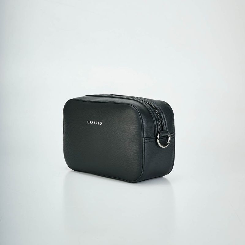 Mushroom Leather Travel Pouch