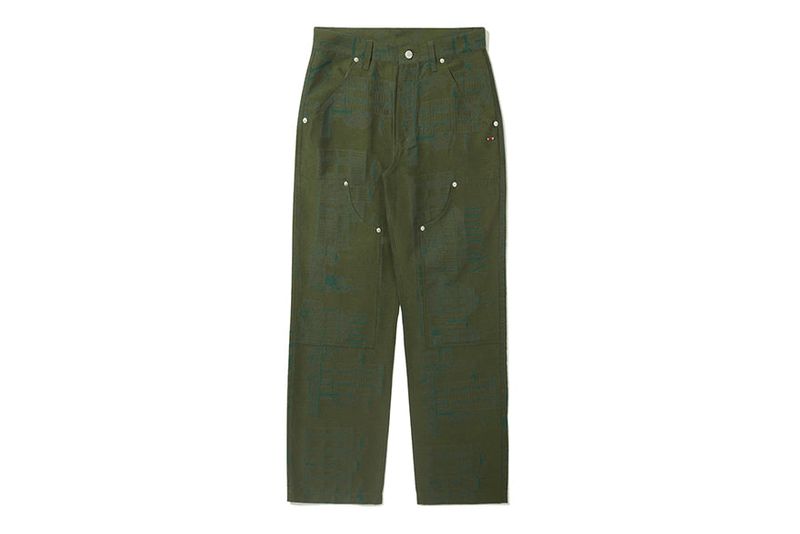 ROMANTIC STREET JACQUARD PANTS_KHAKI
