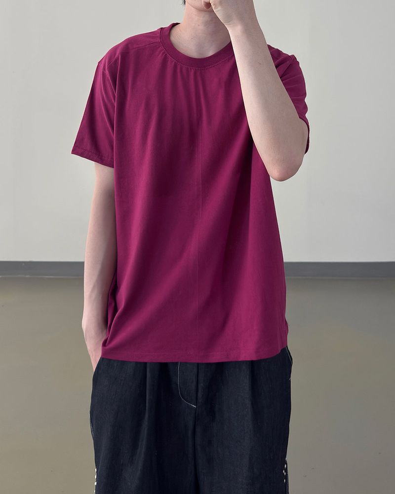 Nick Line Layered Short Sleeve T-Shirt