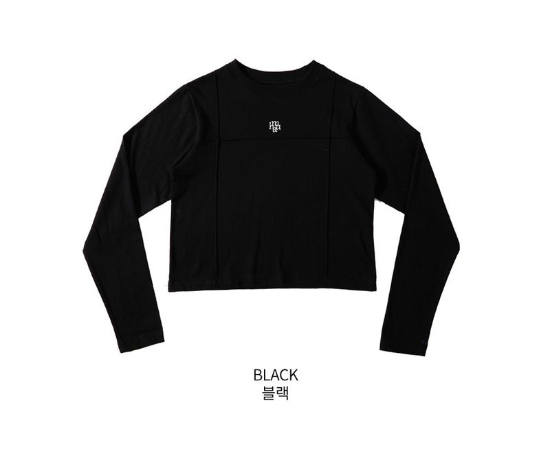 STITCH LINE CROP T-SHIRT