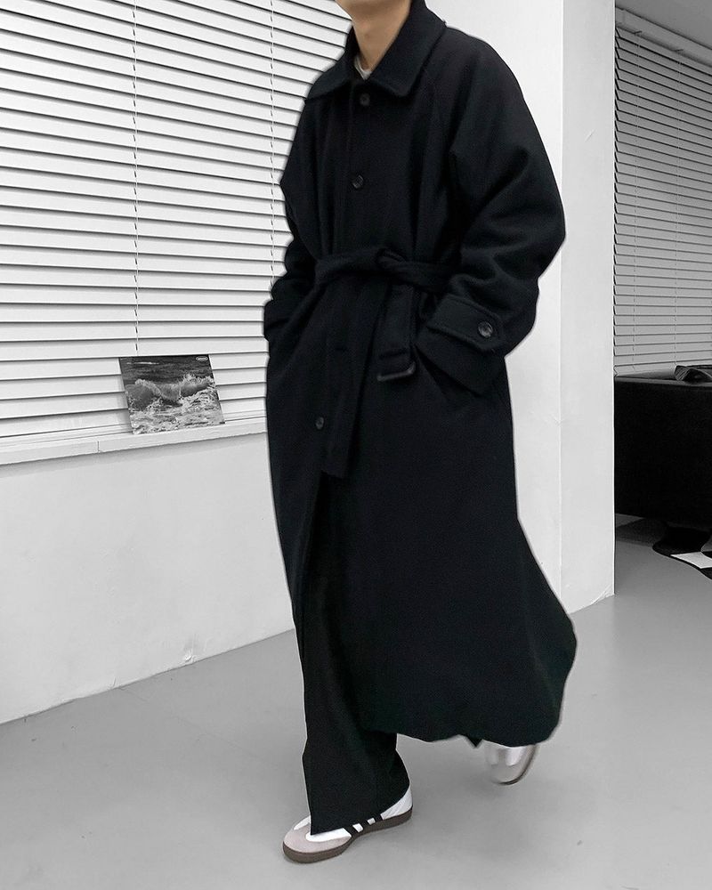 SK Maison Wool Mac Coat (2 colors)