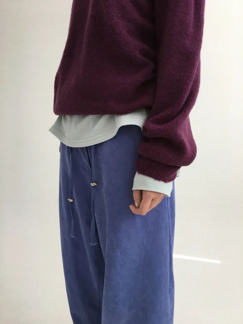 Ponsil V-neck knit (4color)