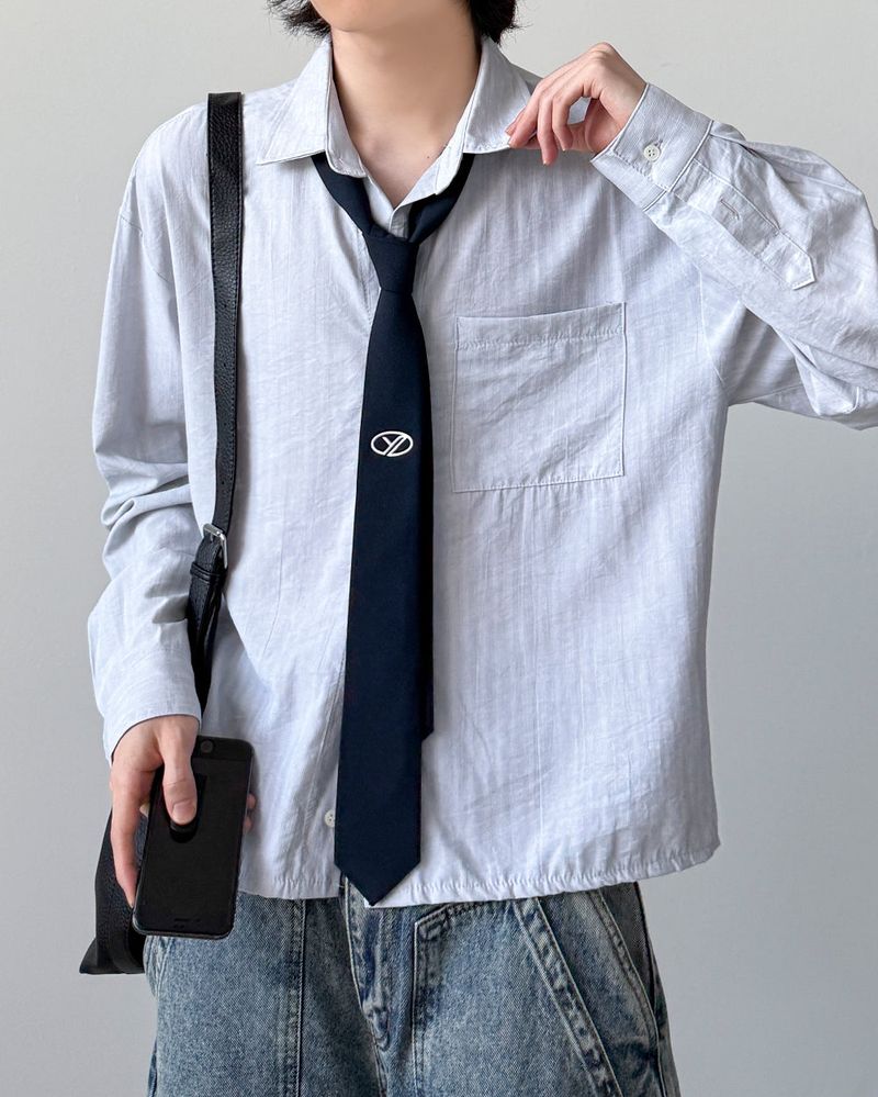 YOURNUS（ユアナス）の「YOURNUS Signature Logo Tie（Fashion Accessories）」