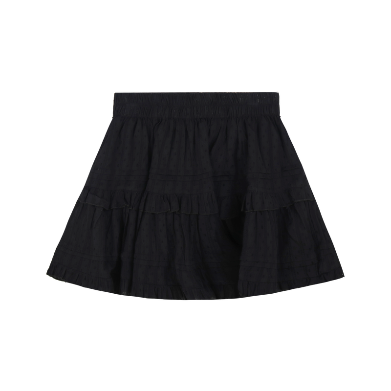 DOT FRILL SKIRT (2 COLORS)