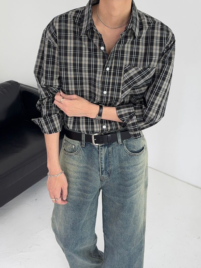SP Check Standard Cotton Shirt (3C)