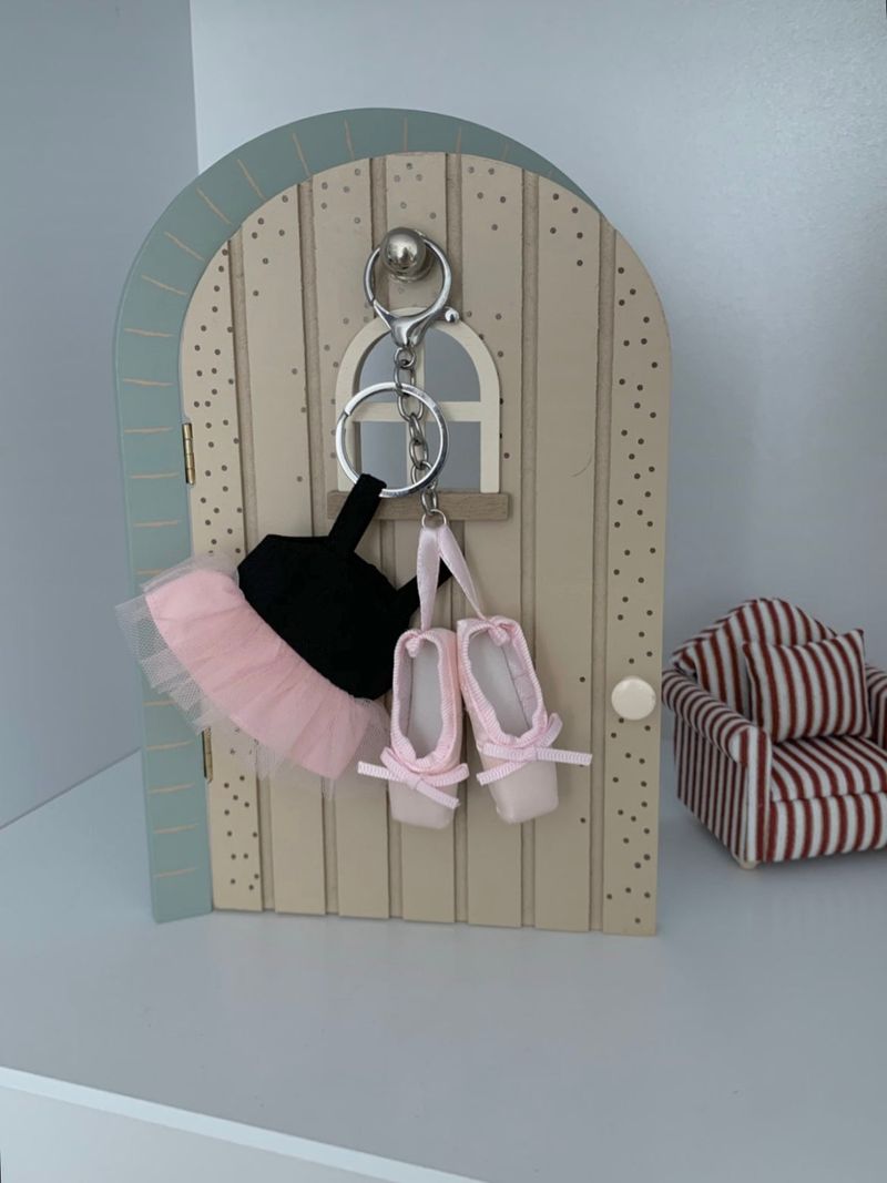 Ballet Tutu&Shoes Keyring