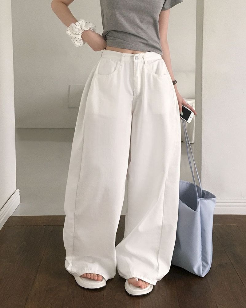 [MADE] PLAC, folding wide pants