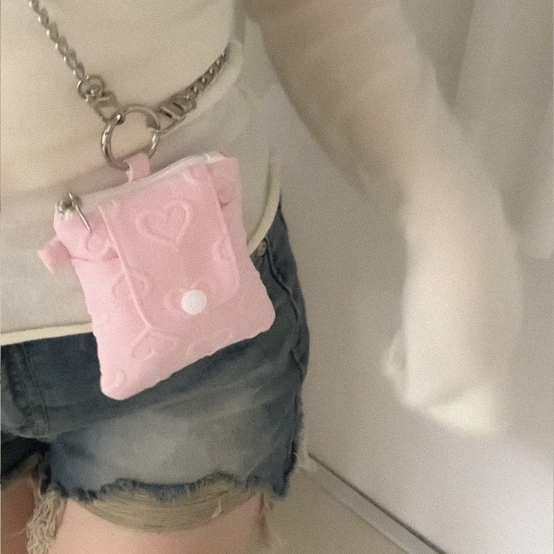 heart chain wallet bag_length (3color)