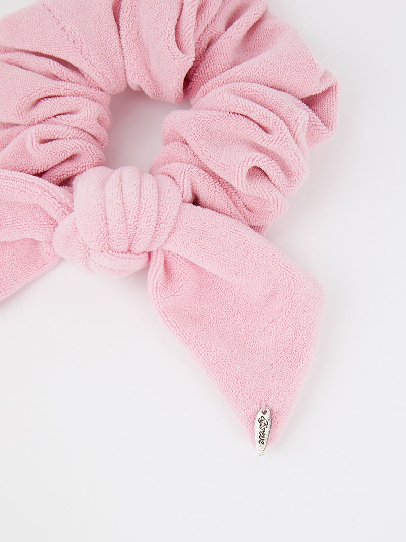 TERRY RIBBON SCRUNCHIE_PINK