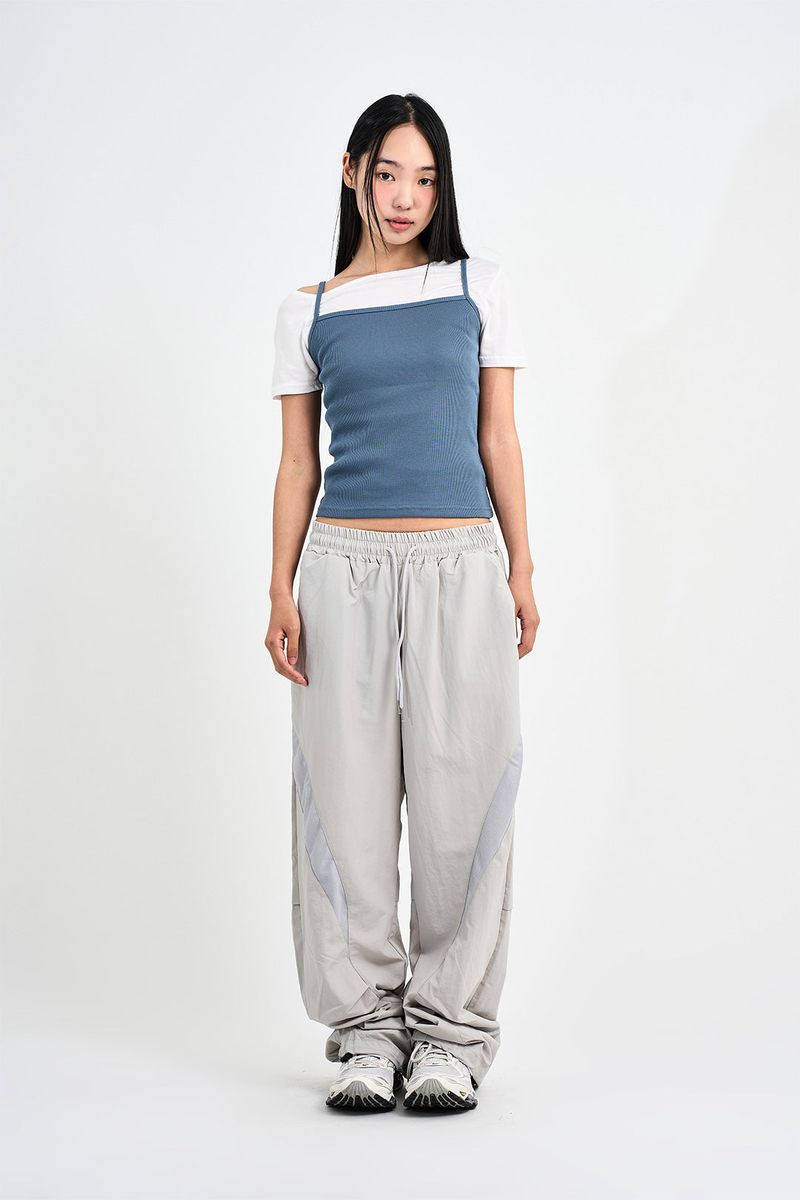 Wind-cut mesh nylon pants