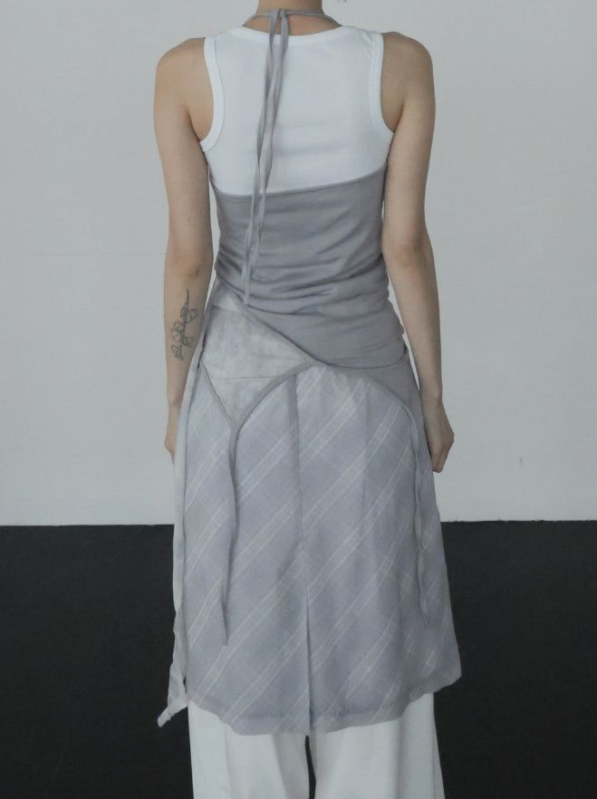 Elmic Printed Halter Sleeveless Top