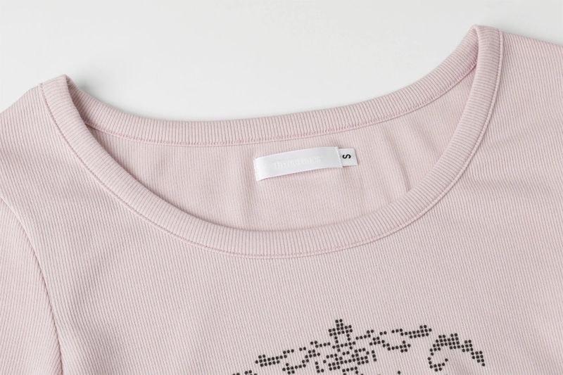Dotty tee - pink
