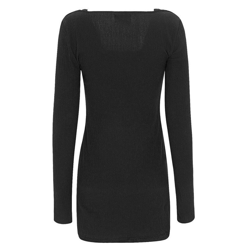 OVERLOCK DRESS-BLACK