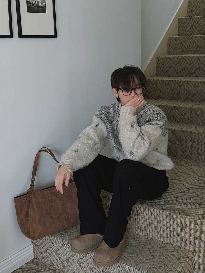 ASCLO Suede Tote Bag (3color)