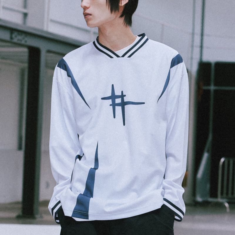 SHINING LOGO FOOTBALL JERSEY