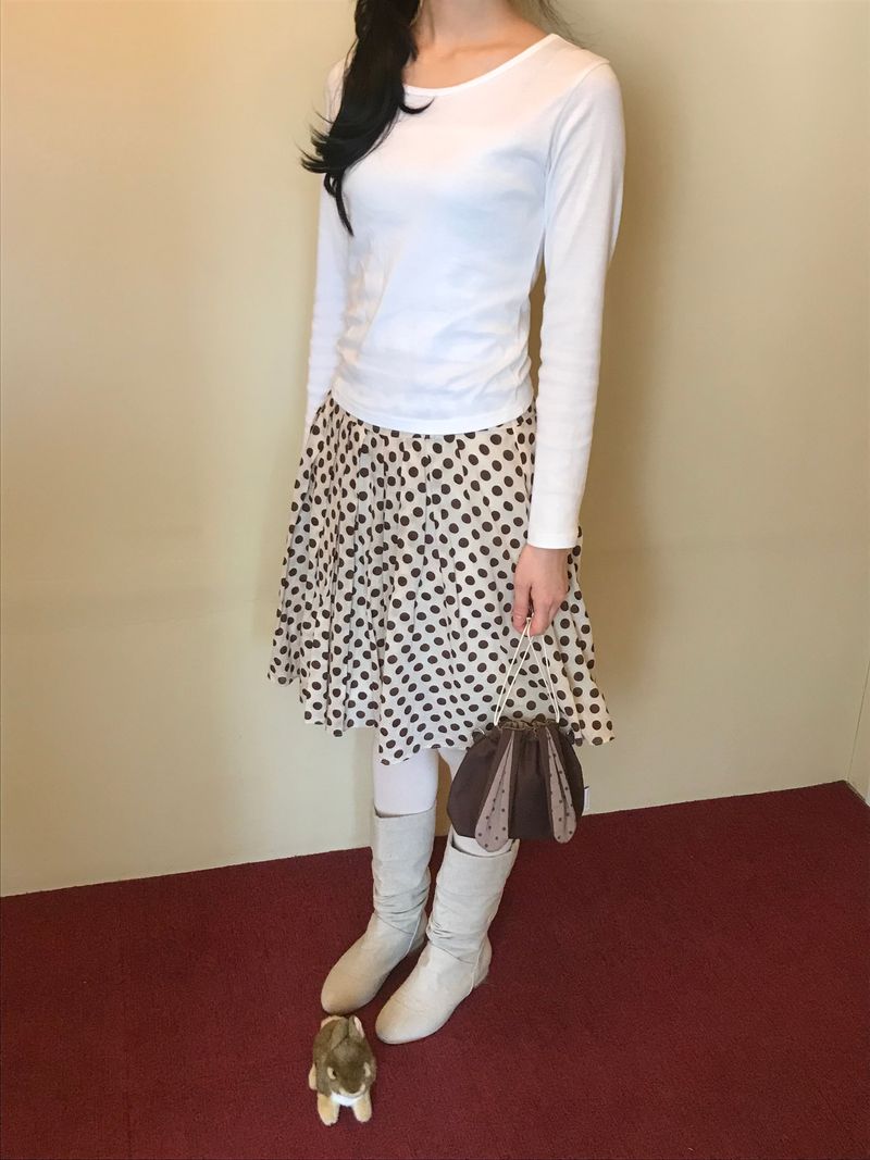 Bunny bag - Brown dot