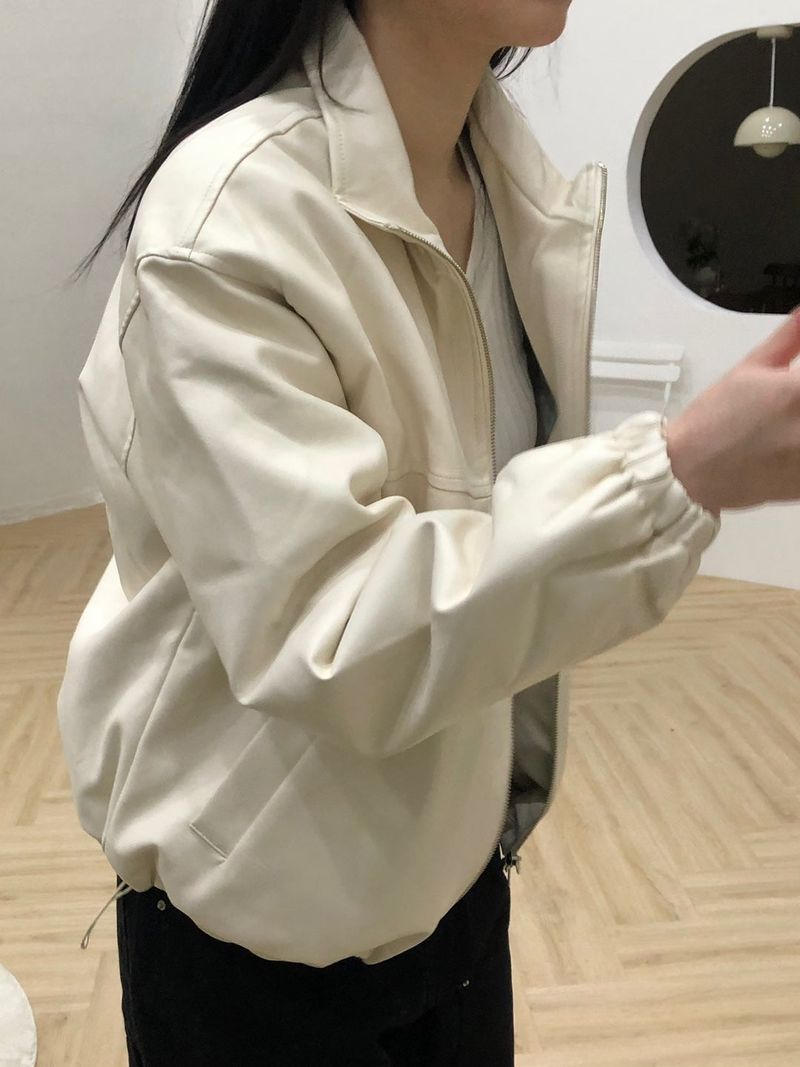 Irving leather jumper