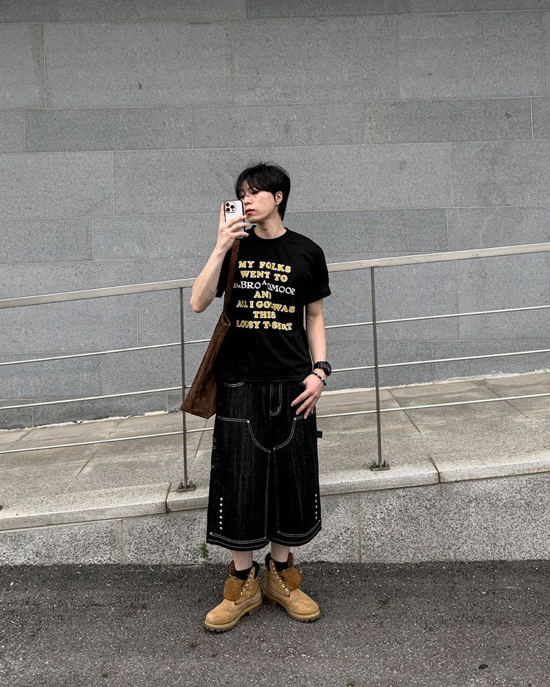 Broden Lettering Printed Short Sleeve
