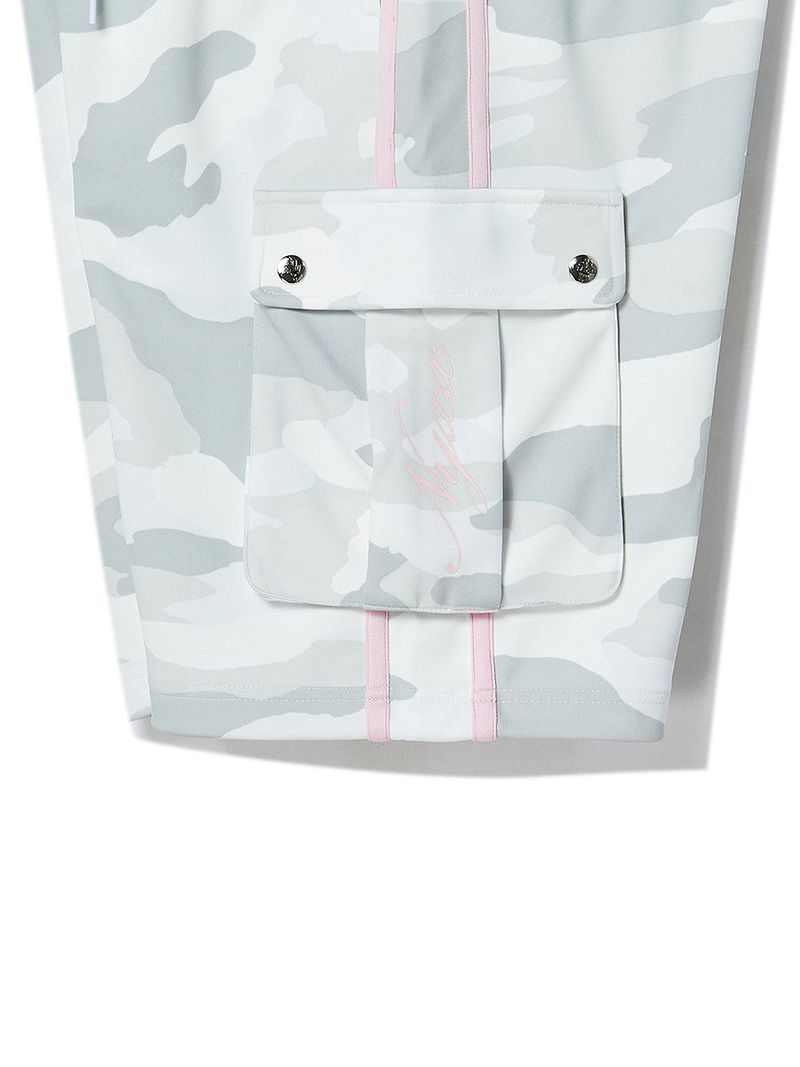TOUGH BEAR CAMO HALF PANTS (LIGHT GREY)