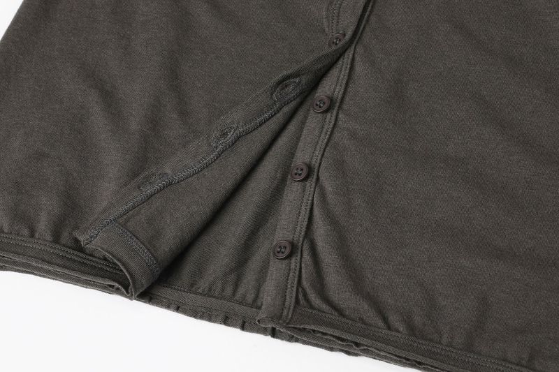 Basic open tee - charcoal