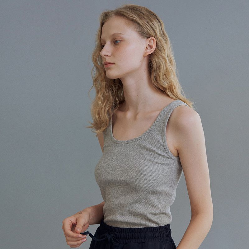 Mellow ribbed sleeveless
