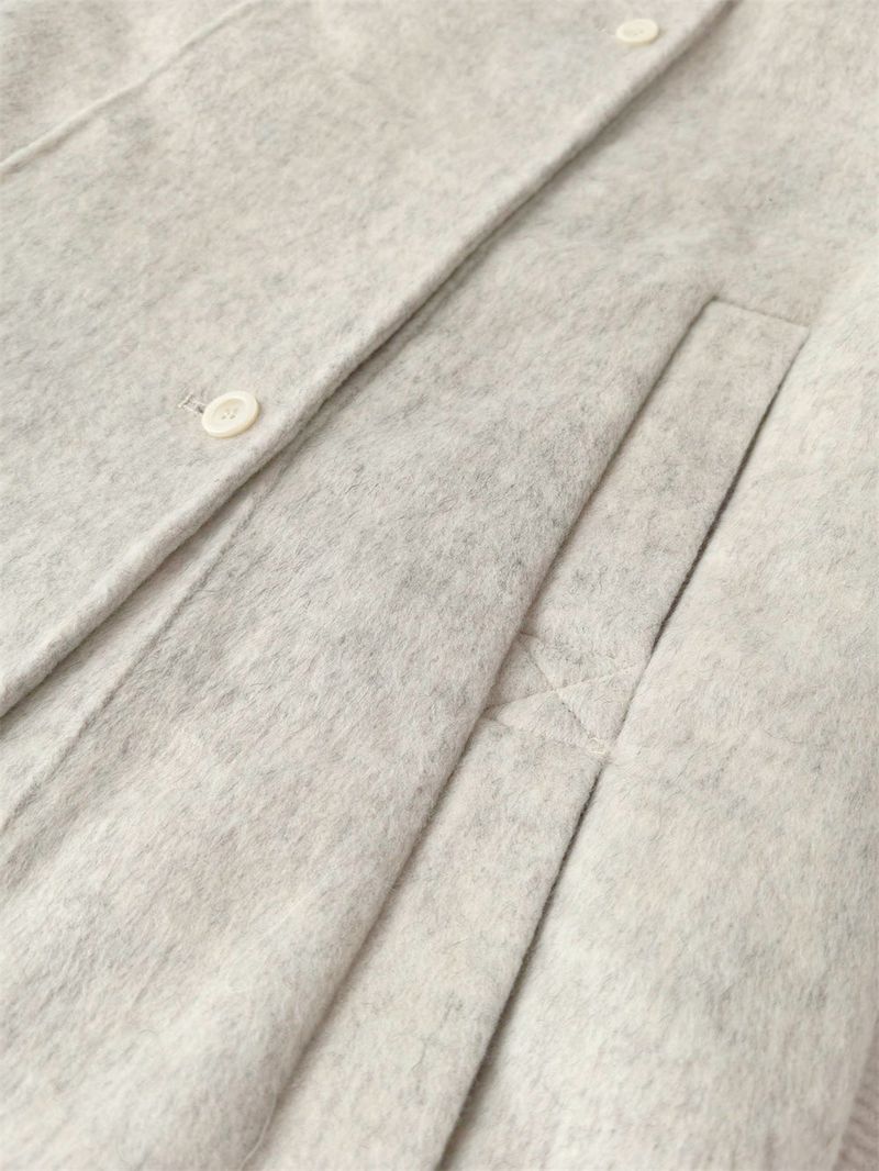 London Museum Double-face Wool Long Coat