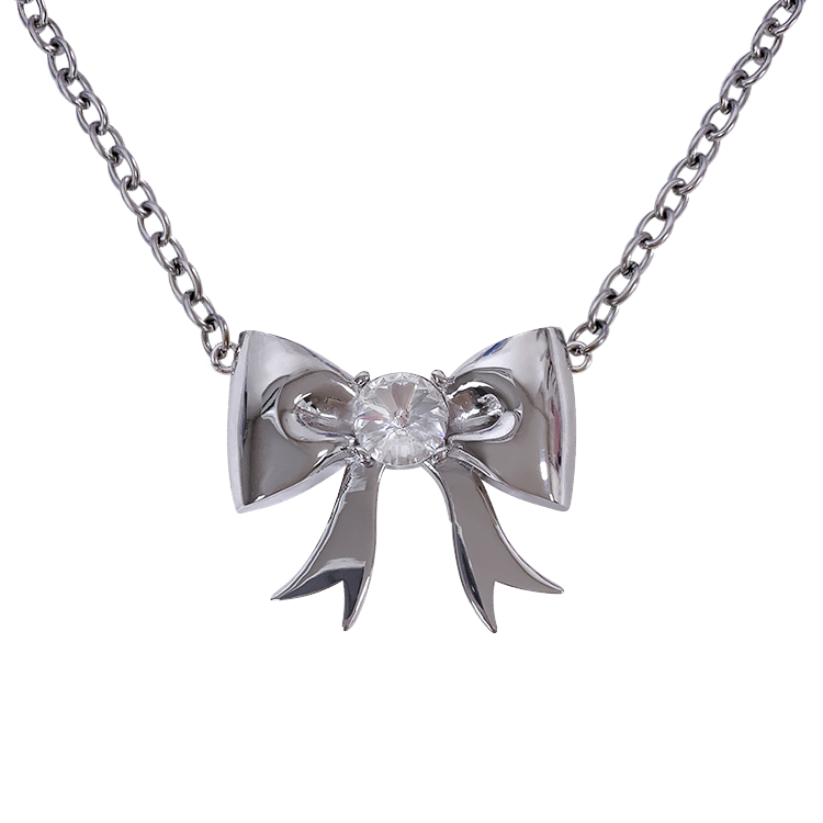 hurjaboyacc（ホジャボーイアクセ）の「Big ribbon necklace（Accessories）」