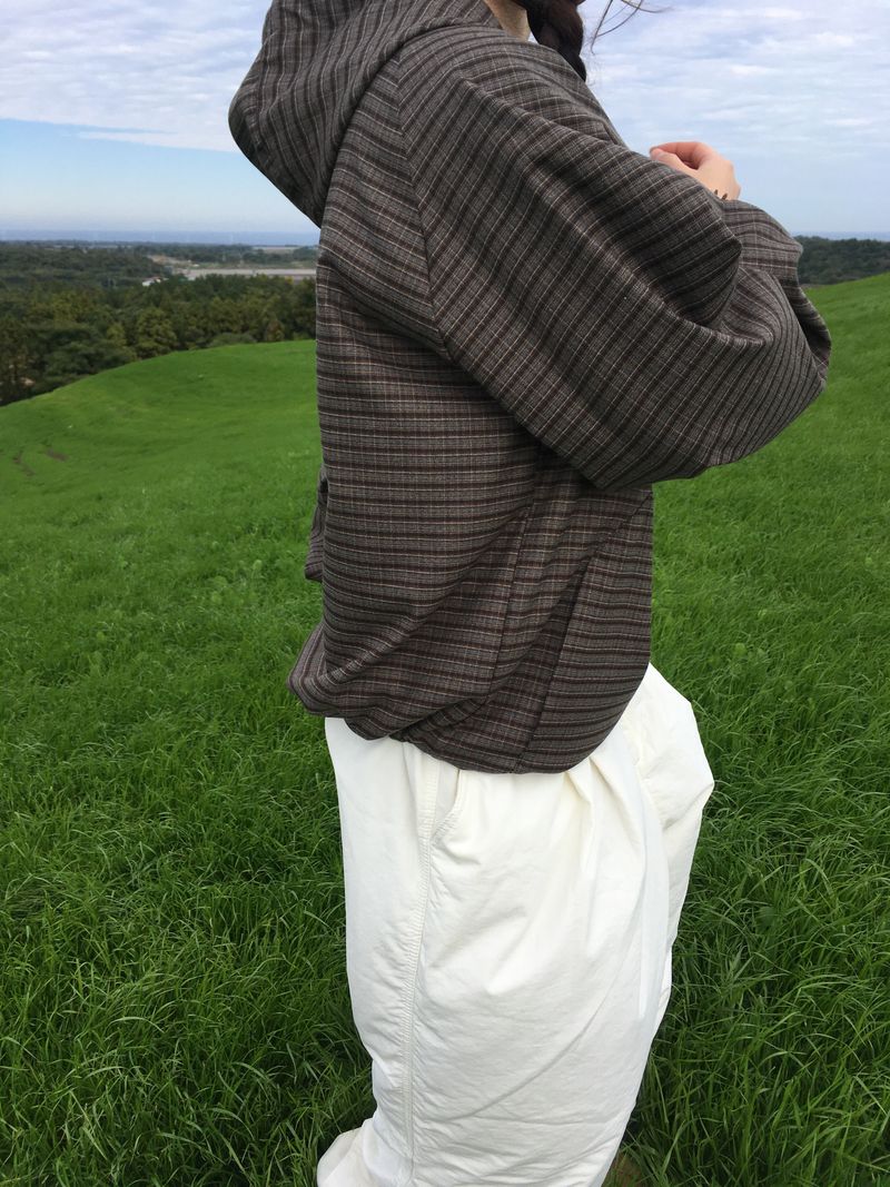 Moko Checkered Hoodie T-Shirt