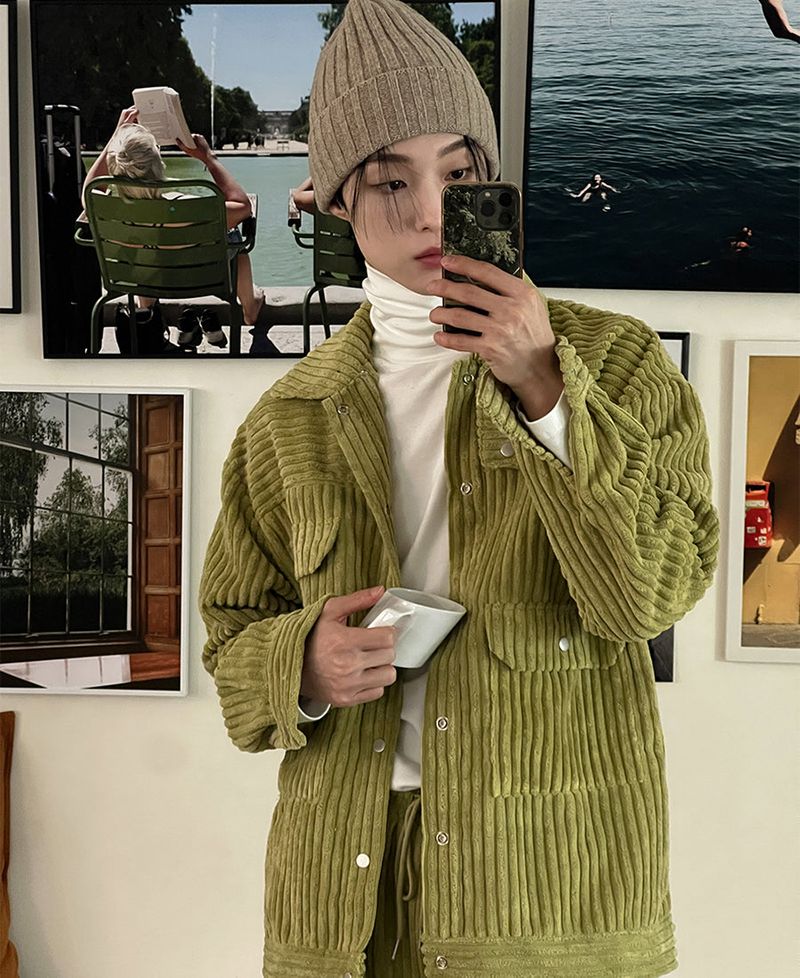 コーデュロイレゴセットアップ (3 color)