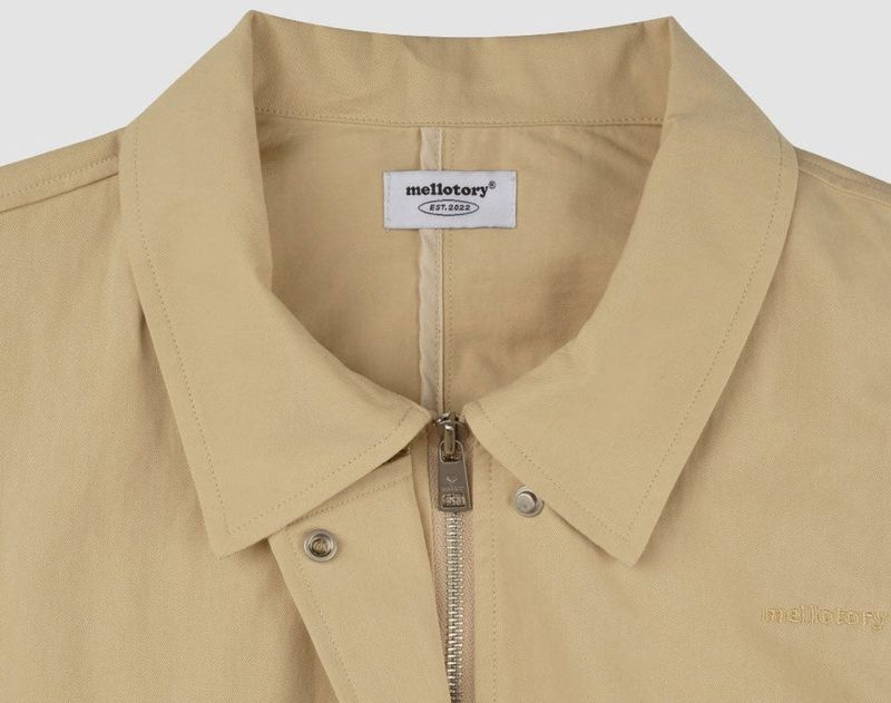 COTTON BLOUSON JACKET (WHITE)