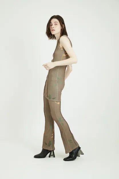 LEAF KNIT DRESS