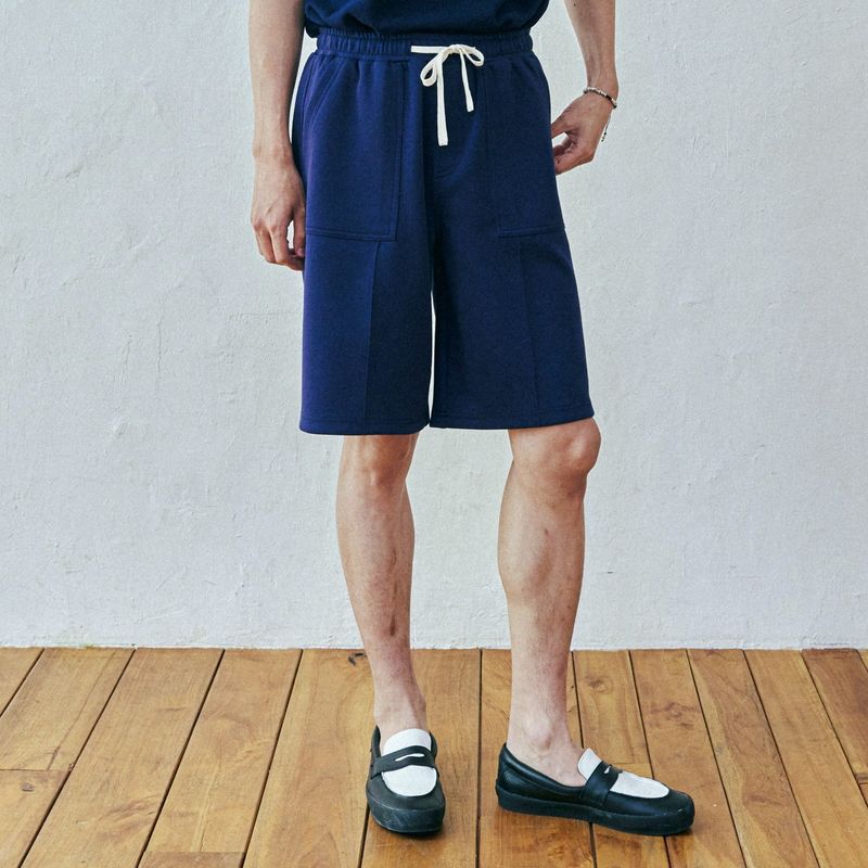 KND(ケイエンド)の「front seam fatigue short pants navy(Pants)」