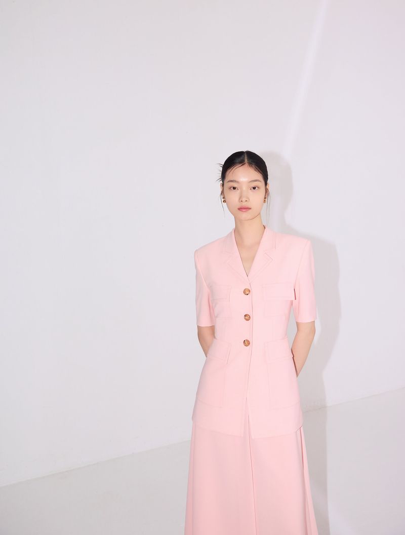 NO.24 JACKET - PINK BEIGE