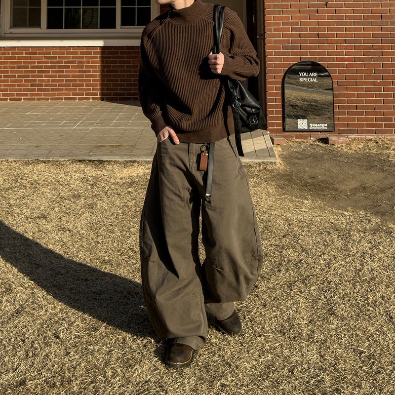 Niv Shoulder Zip-Up Regular Knit