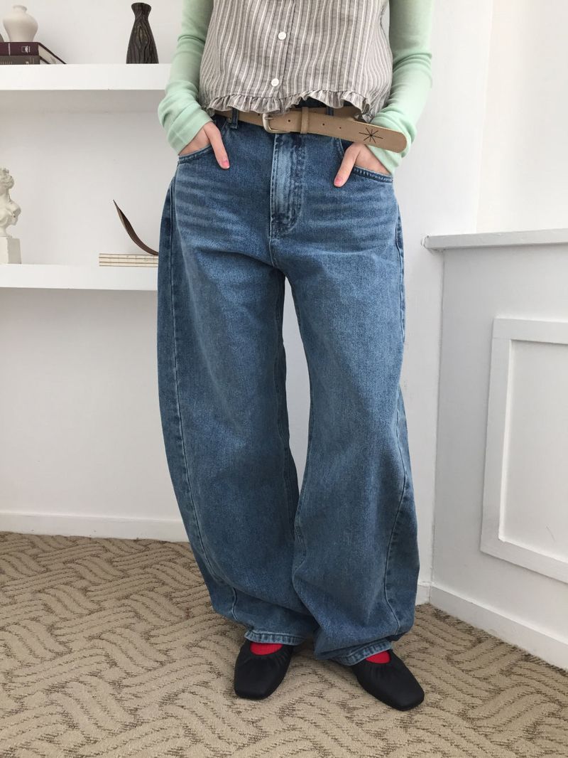 Cove Balloon Denim Pants (1color)