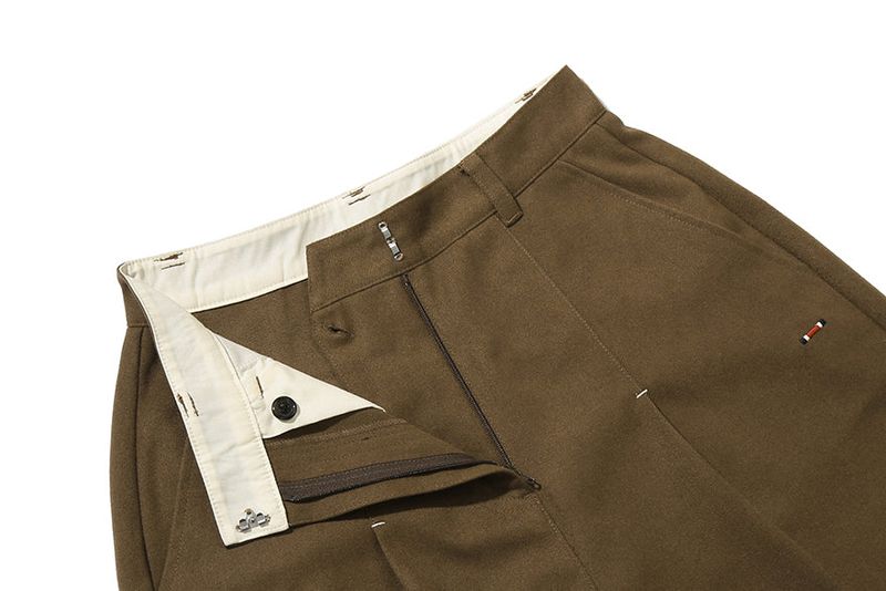 WIDE BERMUDA PANTS_BROWN