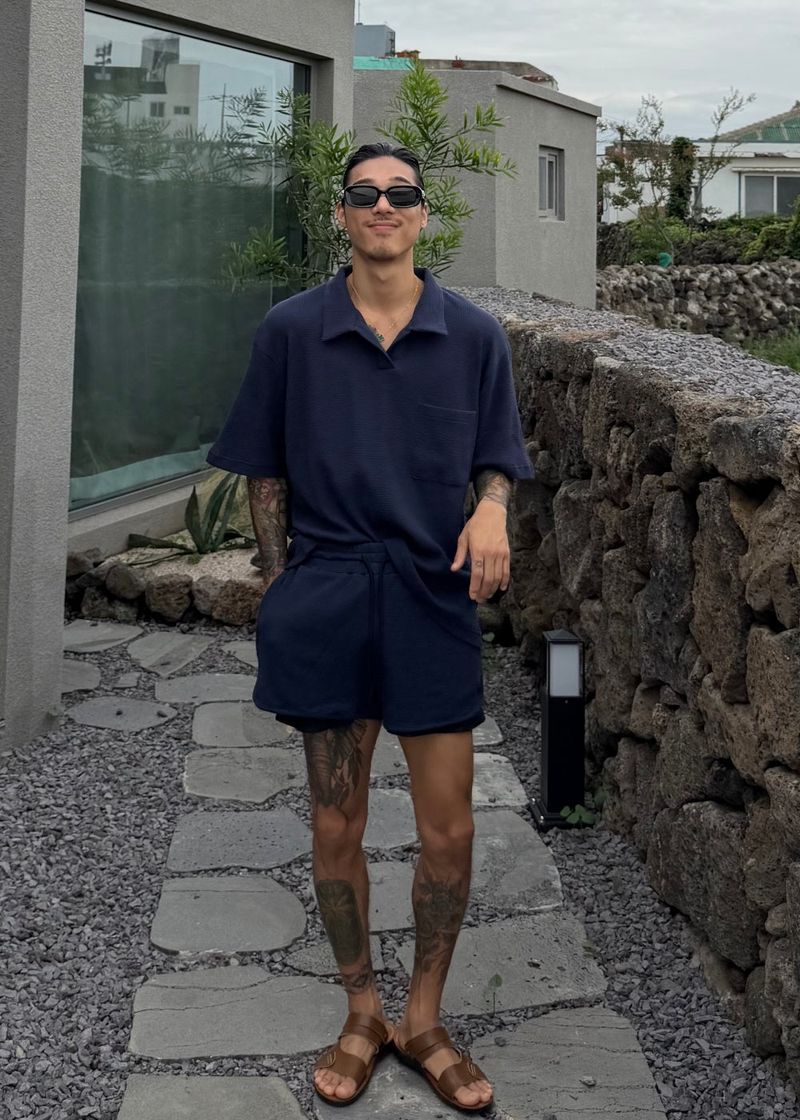 Waffle Shorts 3COLOR