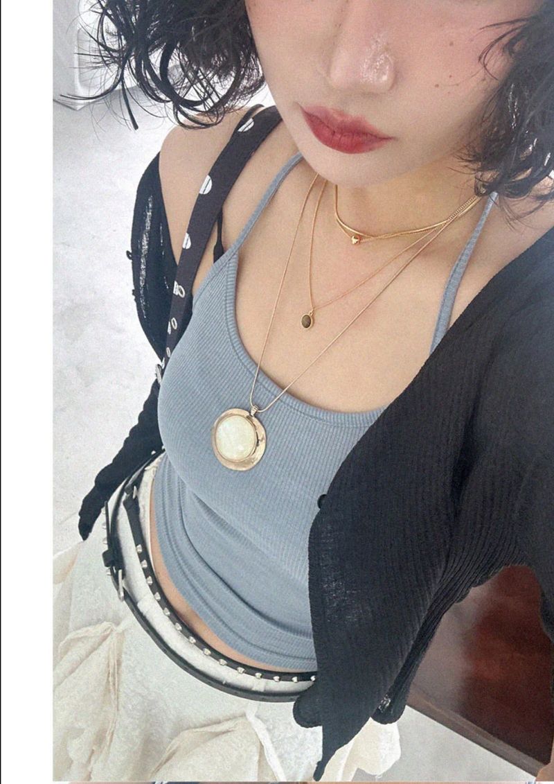 SILVER LINK NECKLACE