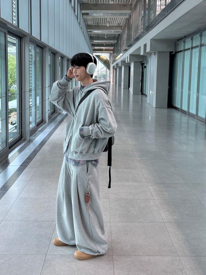Curry Oversized Hooded Zip-Up (3 colors)