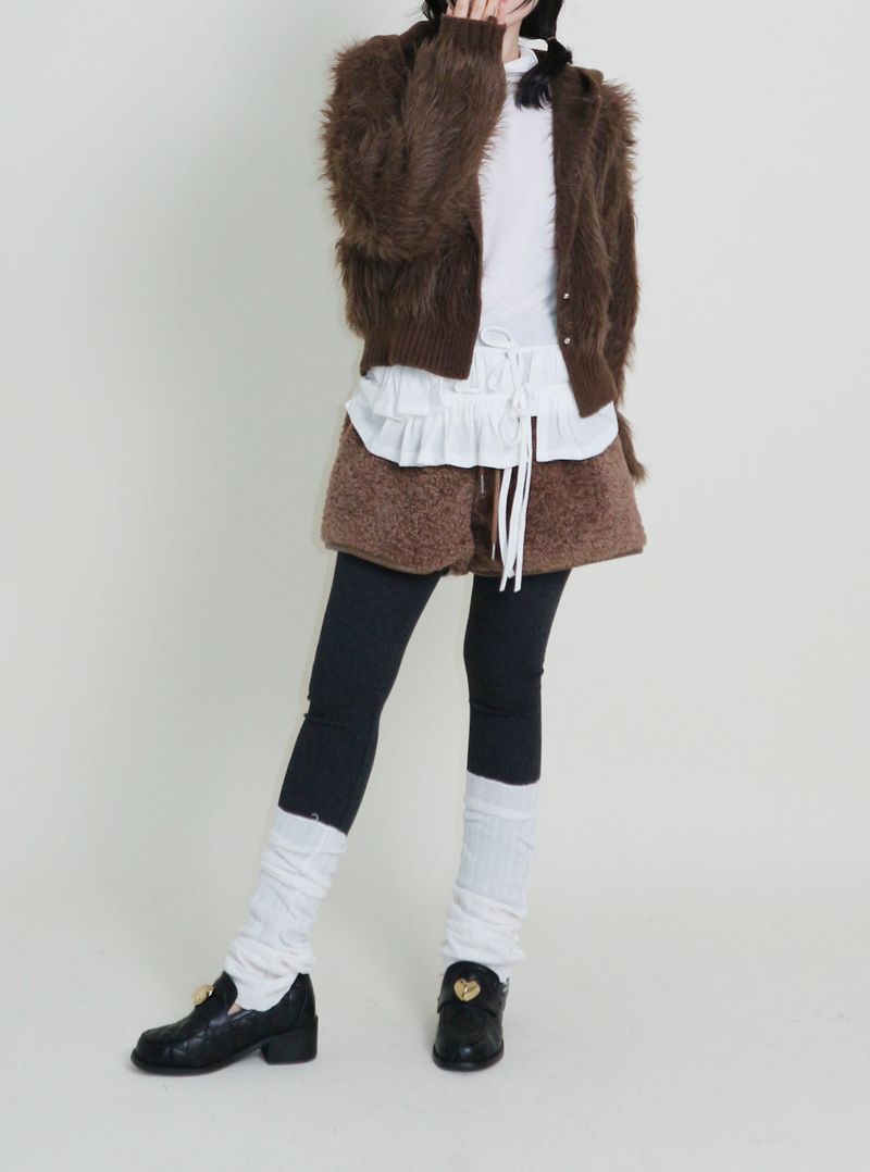 Yves Double Frill Layered Shea Turtleneck (Turtleneck)
